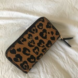 Coach leopard wallet